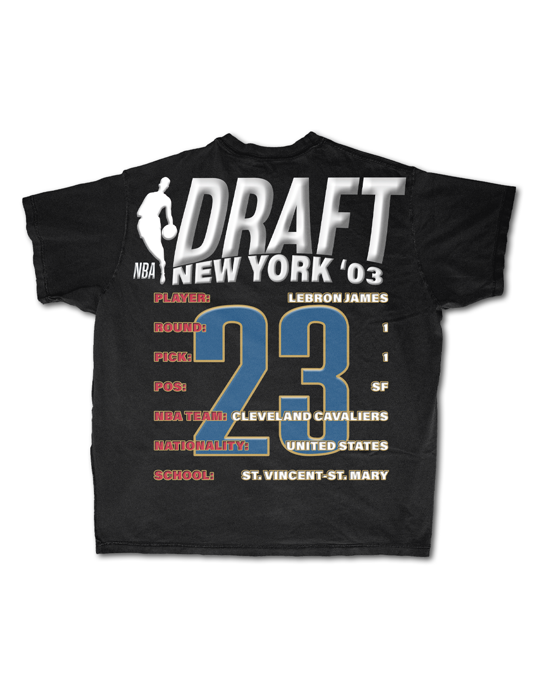2003 LeBron James Draft Tee