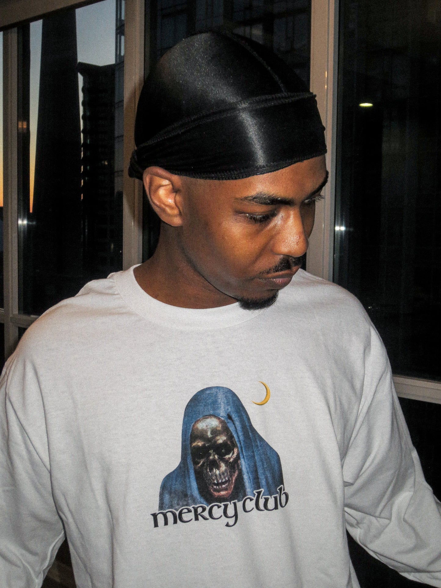 Ghost "Storm Blue" White Long Sleeve